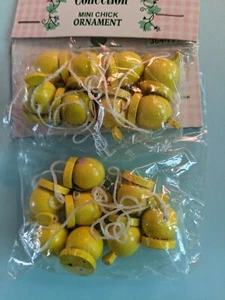 Vintage Wood Ducks/ Chicks Easter Ornaments 2 Packs of 8  Unopened - Picture 1 of 5