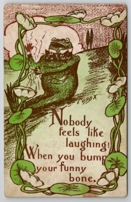 Fantasy Dressed Frog Cobb Shinn c1910 Postcard C36 - Image 1 of 2