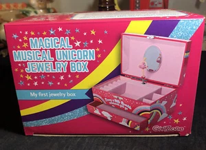 GirlZone Magical Musical Unicorn Jewelry Box (My First Jewelry Box) - Picture 1 of 9