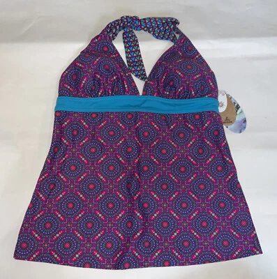 Nuevo traje de baño para mujer PRANA Lahari Tankini Top almohadillas extraíbles XS Foto 1 de 4