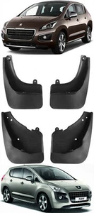 New Front & Rear Splash Guards Mud Flaps For 2009-2016 Peugeot 3008 - Picture 1 of 7