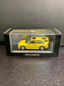 Mini Champs 1:43 1992 Ford Escort RS Cosworth Zinkgelb/Yellow Extremely Rare - Picture 1 of 5