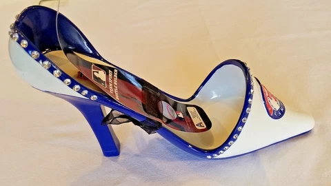 Texas Rangers MLB High Heel Shoe Bottle Holder Cover