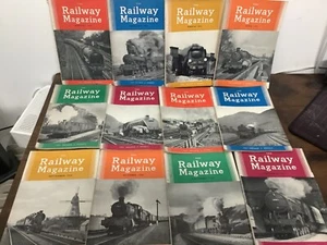 The Railway Magazine 1955 Jan - Dec Full Set. Used (CB29) - Picture 1 of 1