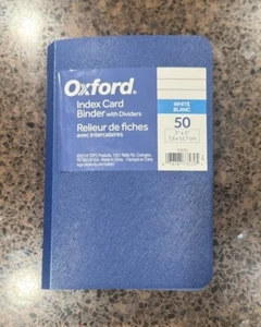 Oxford Index Card Binder - Picture 1 of 1
