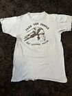 Vintage Free Leonard Peltier T Shirt 1980s Very Rare Sz Large Native American 70