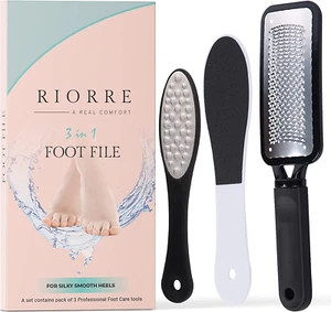 Scrubber Piedi Professionale Set 3 Pezzi | Rimuovi Calli e Lime Pedicure per Sof - Foto 1 di 8