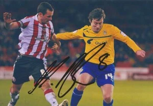 SHEFFIELD UNITED: MICHAEL DOYLE SIGNED 6x4 ACTION PHOTO+COA - Picture 1 of 1