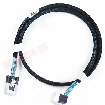 Mini SAS SFF-8643 36Pin to Mini SAS SFF-8087 90°Angled Internal HD Cable 0.6M - Image 1 of 4