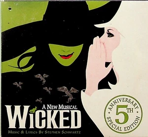 WICKED- Cast Recording 5th Anniversary Expanded 2-CD (Bonus Recordings)  - Picture 1 of 3