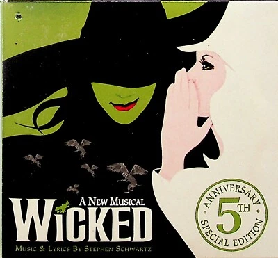 WICKED- Cast Recording 5th Anniversary Expanded 2-CD (Bonus Recordings)  - Image 1 of 3