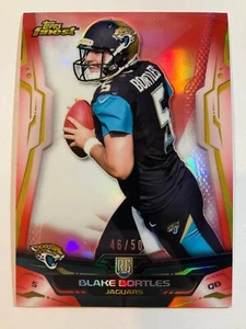 2014 Topps Finest 2014 Red Refractors - BLAKE BORTLES #101 /50 RC Rookie - Foto 1 di 1