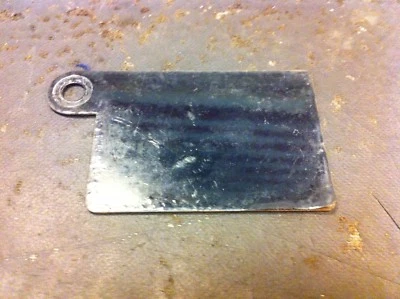 1996 96 Triumph Trophy 1200 Pegatina de encendido Soporte de montaje de placa Foto 1 de 4