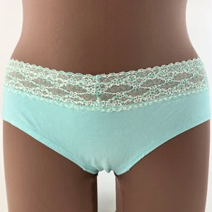 Victoria’s Secret Low Rise Hip Hugger Panties XL Lacey Cotton Briefs Vtg #88 - Picture 1 of 9
