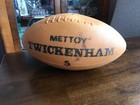 Mettoy Rugby Ball Vintage Rare 1970s PE Schoolboy Twickenham Size 5 Training