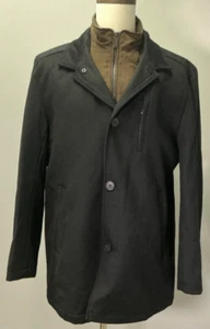 Johnston & Murphy Upton Car Men's Size L Black Coat NWT - Picture 1 of 7