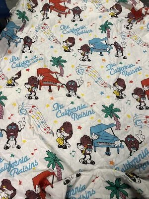 Винтажное концертное одеяло/одеяло LN CALIFORNIA RAISINS новинка - Изображение 1 из 3