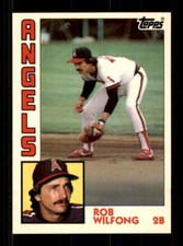 1984 Topps Tiffany #79 Rob Wilfong NM/NM+ Angels 233958