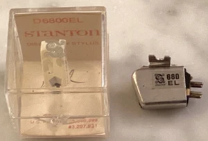 CARTUCHO DE LIBERACIÓN INICIAL STANTON 680EL Y LÁPIZ ÓPTICO STANTON D6800EL GENUINO EN ESTUCHE - Imagen 1 de 9