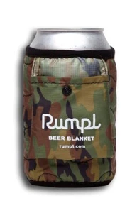 2 NEW Rumpl Camo Beer Blankets Packable Koozie Ripstop Camouflage 12oz/16oz - Picture 1 of 19