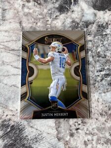 2020 Panini Select Justin Herbert #44 Concourse Rookie RC Chargers 