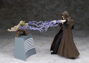 STAR WARS EMPEROR PALPATINE + YODA PREMIUM STATUE 1/10 / NEUWARE - Bild 1 von 2