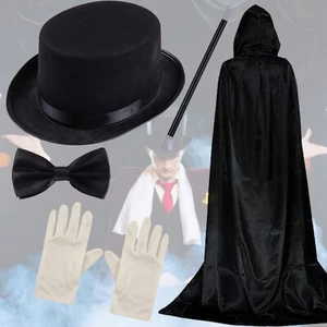 Conjunto de disfraces de mago adulto semana del libro magia hombres mujeres trajes de fiesta - Imagen 1 de 12