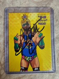 Matt Cardona Death Match King Card SIGNED Major WF Pod Major Bendies Zack Ryder - Picture 1 of 2