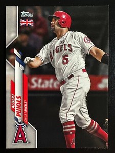 Albert Pujols 2020 Topps UK Edition Baseball Card Los Angeles Angels #54