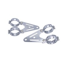 Motorcycle Metal Headlight Mount Bracket Turn Signal Light Fork Clamp 34mm-60mm