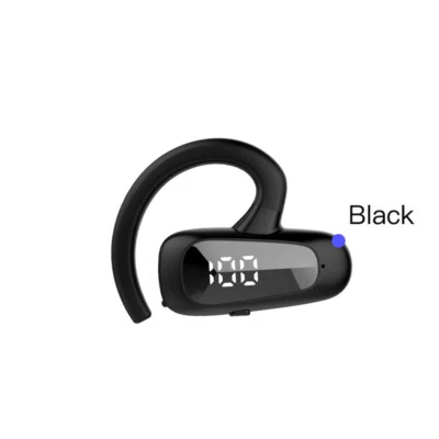 Bluetooth 5.2 Headset Wireless Music Earbud Earpiece Noise Cancelling Microphone - Image 1 of 4