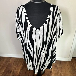 Camiseta cuadrada de gran tamaño de Rachel Zoe 3X - Imagen 1 de 5