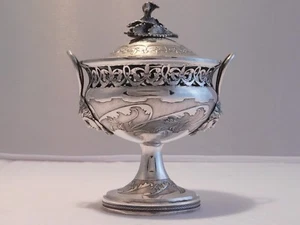 ZUCKERDOSE/ZUCKERSCHALE SUGAR BOX SILBER/SILVER 13 LOT WIEN/VIENNA/PRAG 1807 - Bild 1 von 7
