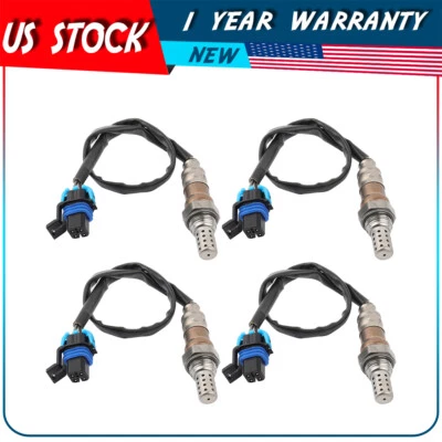 Sensor de oxígeno O2 02 4 piezas aguas arriba + aguas abajo para Chevrolet Impala 2015 3,6 L Foto 1 de 4