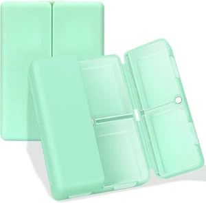 Fyy Daily Pill Organizer, 7 Compartments Portable Pill Case Travel Pil - Picture 1 of 8