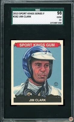 2013 SPORT KINGS JIM CLARK #262 SGC GEM 10 POP 1 (038) - Image 1 of 2