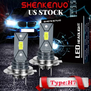 2x H7 LED Headlight Bulbs Kit 6k for Mercedes-Benz B200 C230 C240 C250 C280 C300 - Picture 1 of 12