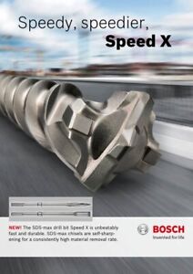 Punta Bosch SDS-max-7 Speed X Ø mm 32x520