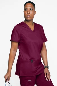 Cherokee Women's Revolution V-Neck Scrub Top WW620 Mutiple Sizes & Colors A5 - Picture 1 of 26