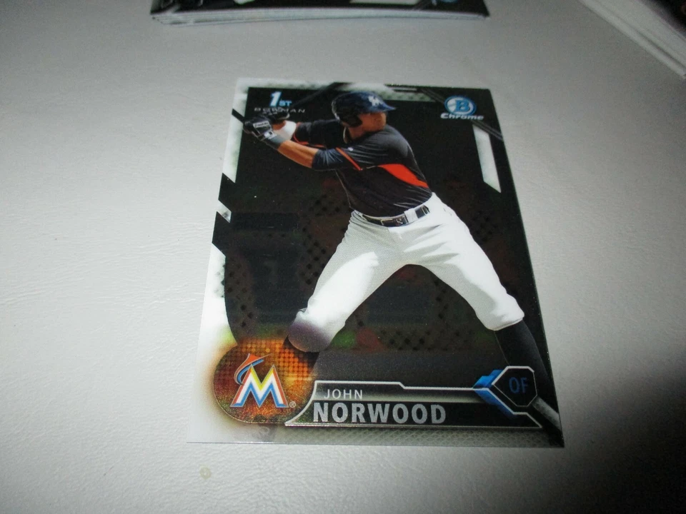 John Norwood 2016 1st Bowman Chrome Prospects #BCP27 - Image 1 of 1