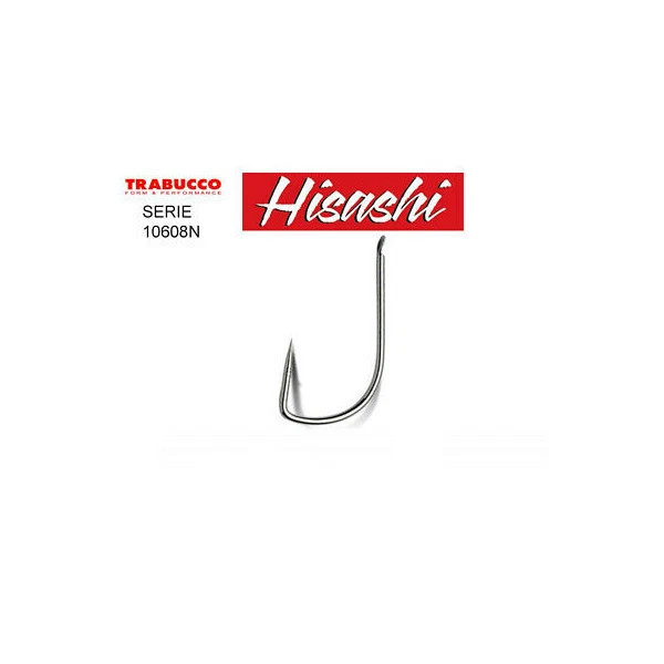 Ami pesca trota Trabucco Hisashi Serie 10608N nichelato gambo lungo - Immagine 1 di 1