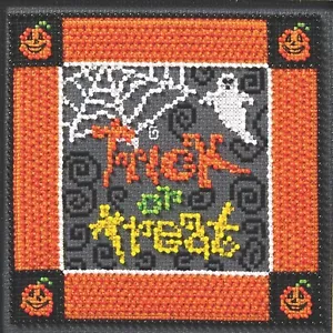 Trick or Treat Kreuzstich Set Mill Hill 2025 Debbie Mumm Fright Night DM302511 - Bild 1 von 2
