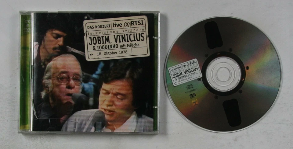 Jobim, Vinicius & Toquinho Live @rtsi  Ger CD + DVD 2006 Samba Bossanova MPB - Bild 1 von 1