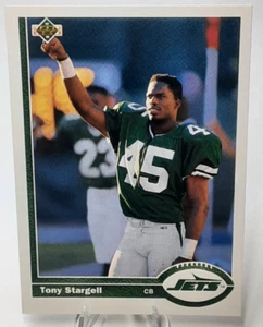 TONY STARGELL 1991 UPPER DECK FOOTBALL CARD # 366 - Picture 1 of 6