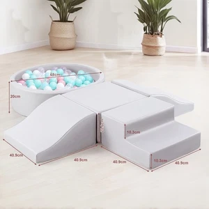 SweHouse 5tlg PU Leder Softspiel Sets Indoor, Baby Softspielgeräte mit... - Bild 1 von 10