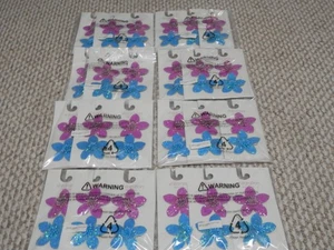 Posten 8 3 Stück Haarspangen Haarspangen Pailletten Perlen Mitte Blume 48 Gesamt Wiederverkauf - Bild 1 von 3