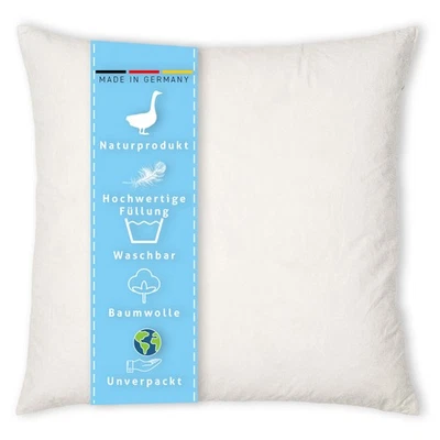 Federkissen Füllkissen waschbar verschiedene Größen und Formen Made in Germany - Bild 1 von 4