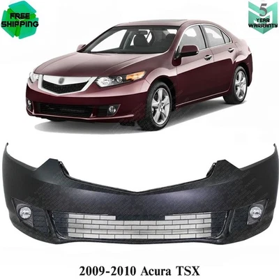 Front Bumper Cover Fascia & Fog Light Assembly For 2009-2010 Acura TSX Foto 1 de 4