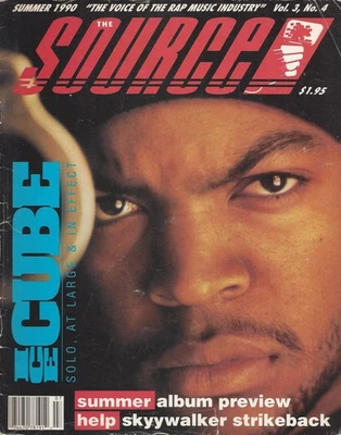 THE SOURCE MAGAZINE - ICE CUBE - ISSUE # 4 - COLLECTOR'S ITEM - VINTAGE - Image 1 of 4