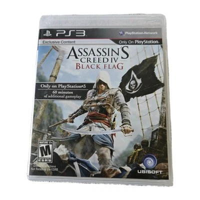 Assassin's Creed IV 4 Black Flag PS3 PlayStation 3 - Complete CIB - Image 1 of 4